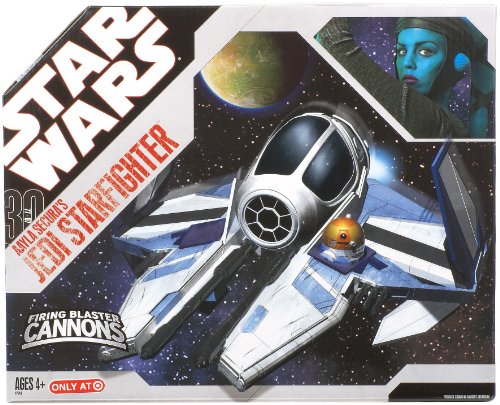 【中古】【未使用・未開封品】Star Wars 30th Anniversary Clone Wars Saga Vehicle Aayla Secura's Jedi Starfighter