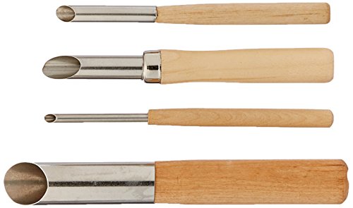 Set of Four Clay Tools- Hole Cutters