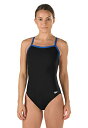 【中古】【未使用・未開封品】Speedo 女性用Race Endurance+ 無地のトレーニング用フライバック水着 ブラック