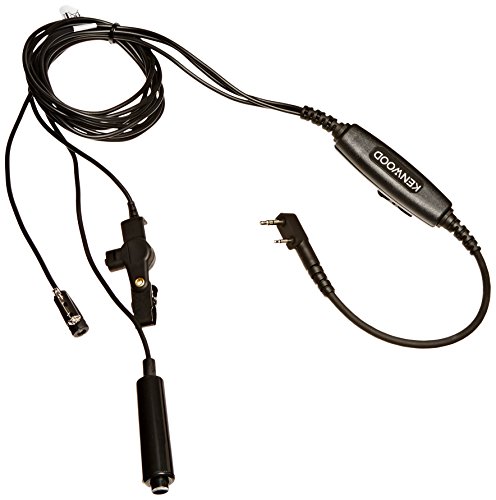����šۡ�̤���ѡ�̤�����ʡ�Kenwood KHS-9BL Three-Wire Lapel Microphone with Earphone, Black b...