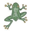 【中古】【未使用・未開封品】Michael Healy Designs MH1401 Tree Frog Door Knocker Brass/Blue Green Patina(4)