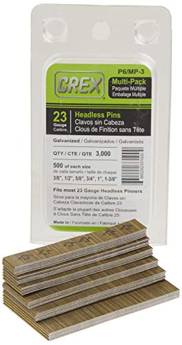【中古】【未使用・未開封品】Grex p6?/ mp-3?23ゲージマルチパックヘッドレス3ピン( 000?perボックス) by Grex電源ツール ajimura4861-11613011 AJIMURA-SHOP パッケージ画像