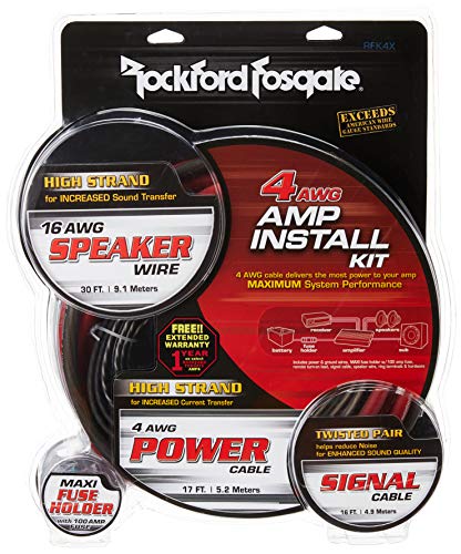 【中古】【未使用・未開封品】Rockford Fosgate RFK4X ロックフォード アンプケーブルキット