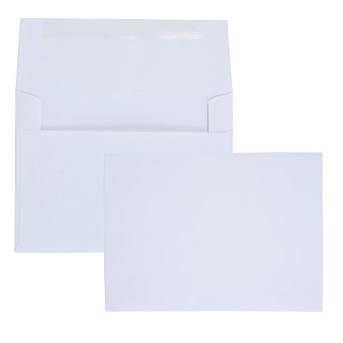 【中古】【未使用 未開封品】Greeting Card/Invitation Envelope, Contemporary, 6, White, 100/Box (並行輸入品)