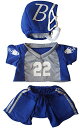 【中古】【未使用・未開封品】Football Uniform Outfit Teddy Bear Clothes Fits Most 14" - 18" Build-a-Bear and Make Your Own Stuffed Animals