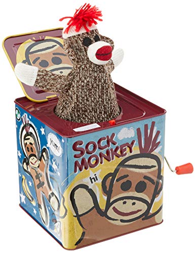 【中古】【未使用・未開封品】Sock Monkey Jack in the Box by Schylling [Toy] [並行輸入品]