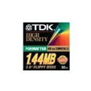 【中古】【未使用・未開封品】TDK 3.5???高密度IBM PCインチ1.44?MBフォーマット済フロッピーディスク; 5ディスク