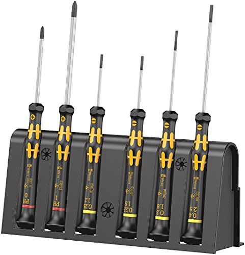 【中古】【未使用 未開封品】Wera 1578 A/6 Electronics Screwdriver Set and Rack, 6-Piece Set by Wera