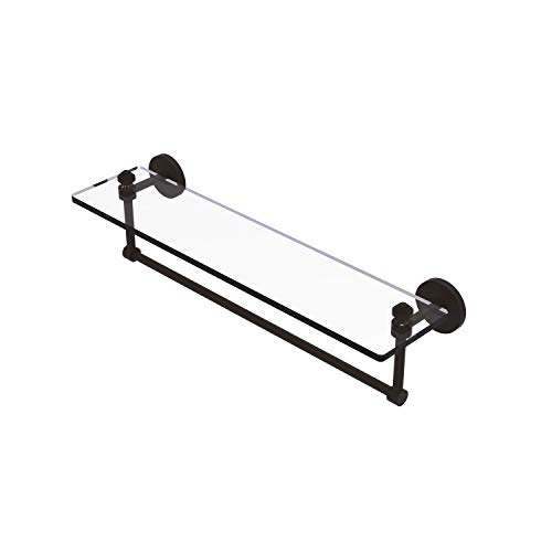 【中古】【未使用・未開封品】Southbeach Collection 22 Inch Glass Vanity Shelf with Integrated Towel Bar - SB-1TB/22-ORB