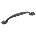 【中古】【未使用・未開封品】Hickory Hardware P3006-BI 8 In. Refined Rustic Black Iron Appliance Pull(4)