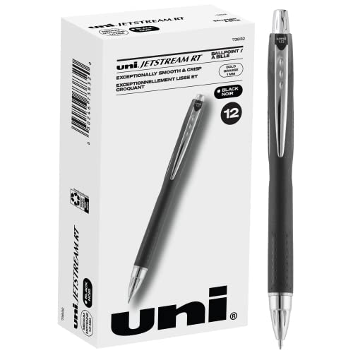 【中古】【未使用・未開封品】uni-ball ジェットストリームRTボールペン用リフィル 12-Count ブラック