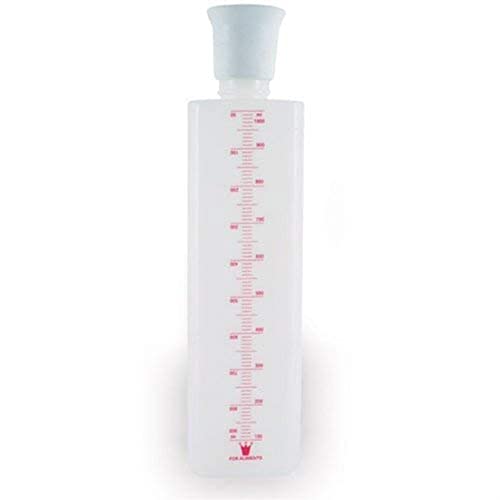 Graduated Soaker Bottle, Translucent, 1000 Millileters by Martellato