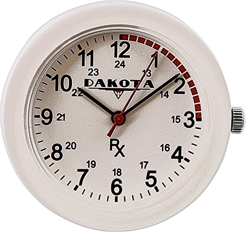 【中古】【未使用・未開封品】Dakota ナースクリップウォッチ - ホワイト