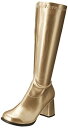 【中古】【未使用・未開封品】Gogo (Gold) Adult Boots 轟轟(ゴールド)大人用ブーツ♪ハロウィン♪サイズ:7|詳細画像