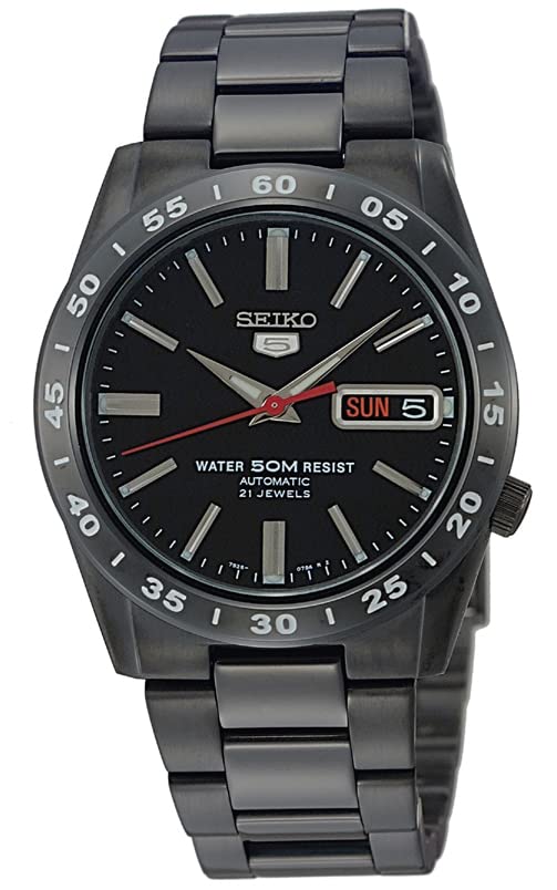 【中古】【未使用 未開封品】 セイコー 腕時計 セイコーimport SEIKO 5 セイコーファイブ 自動巻き 海外モデル SNKE03KC メンズ ブラック
