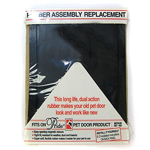 【中古】【未使用・未開封品】Pride Pet Doors Rubber Assembly Replacement Pet Door Medium - (14.5L..