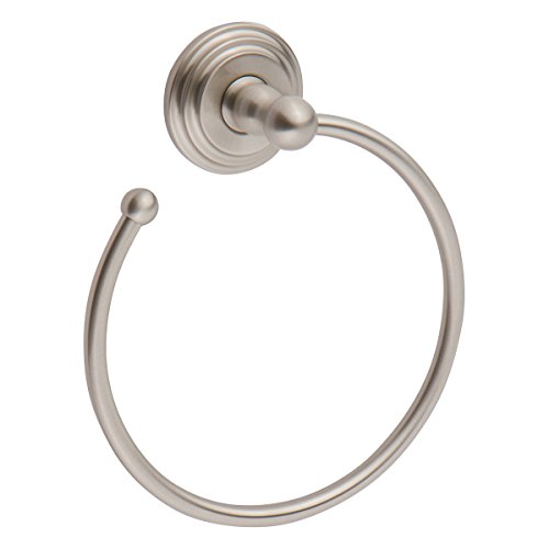 【中古】【未使用・未開封品】Ginger 1121-15 Chelsea Open Towel Ring, Satin Nickel by Ginger