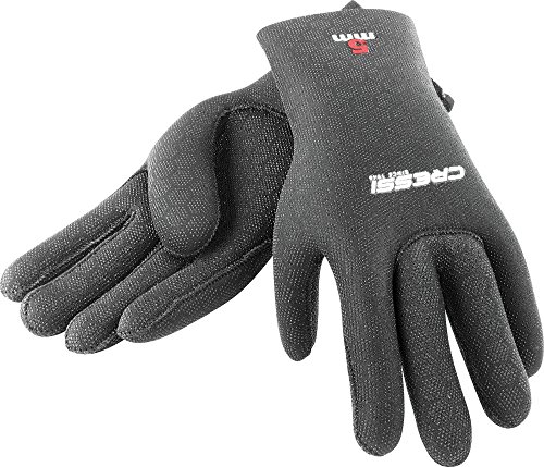 š̤ۡѡ̤ʡ(Small, neoprene 5.0 mm thickness) - Cressi HIGH STRETCH Premium Neoprene Diving Gloves, 2.5mm, 3.5mm and 5mm for Men and Women