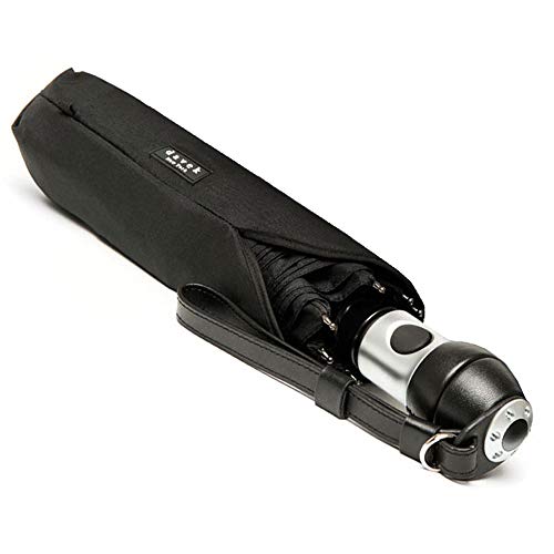 【中古】【未使用・未開封品】DAVEK DUET アンブレラ - 特大防風傘 自動開閉 (ブラック)