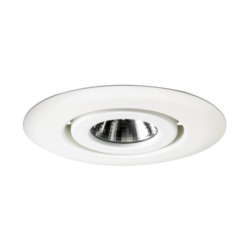 【中古】【未使用・未開封品】Juno Lighting 440-WH 4-Inch Flush Gimbal Ring Recessed Trim, White b..