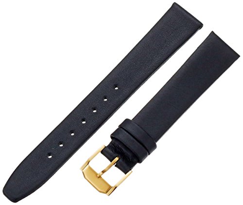 【中古】【未使用・未開封品】hadley-romaメンズ16?mm msm976ra-160ブラックGenuine Calfskinレザー時計ストラップ