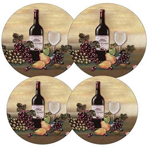 【中古】【未使用・未開封品】Reston Lloyd Electric Stove Burner Covers, Set of 4, Wine and Vines by Reston Lloyd