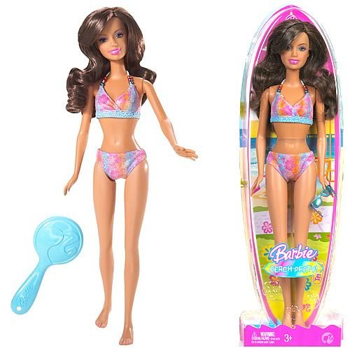 ����šۡ�̤���ѡ�̤�����ʡ�Barbie Beach Party Teresa Doll