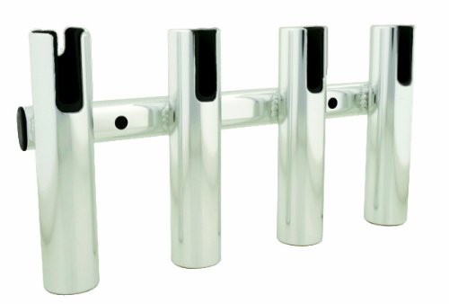 【中古】【未使用・未開封品】TACO Metals 4 Rod Holder Rack Brushed Aluminium