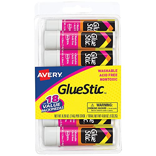 【中古】【未使用・未開封品】Clear Application Permanent Glue Stics, .26 oz, Stick, 18/Pack (並行輸入品)