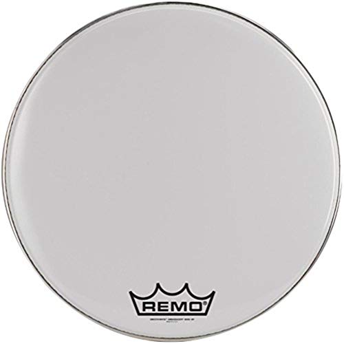 【中古】【未使用・未開封品】Remo Ambassador Smooth White Bass Head with Crimplock Collar White 60cm