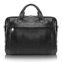【中古】【未使用・未開封品】McKlein 15485 Black Bronzeville Medium Laptop Briefcase(2)