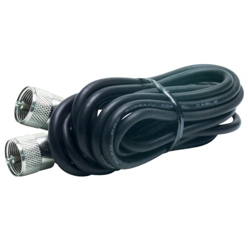 RG-58A/U Coaxial Cable w/Molded PL-259 Connectors (18 feet) by RoadPro