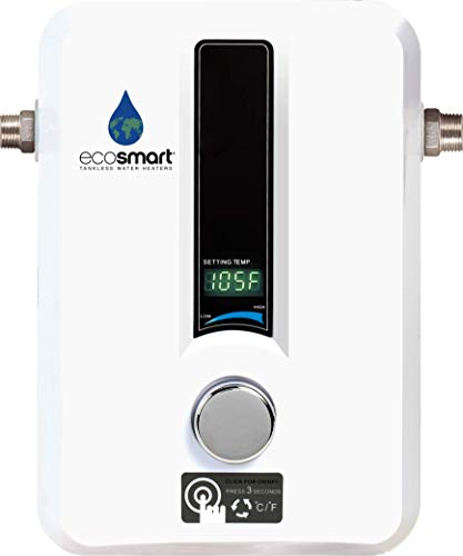 EcoSmart ECO 11 Electric Tankless Water Heater, 13KW at 240 Volts with Patented Self Modulating Technology 