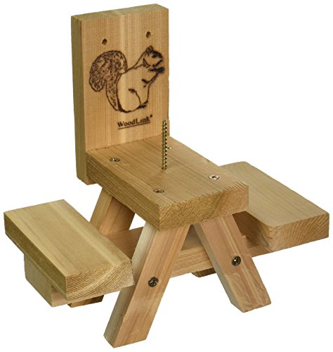 Woodlink SQF7 Picnic Table Squirrel Feeder