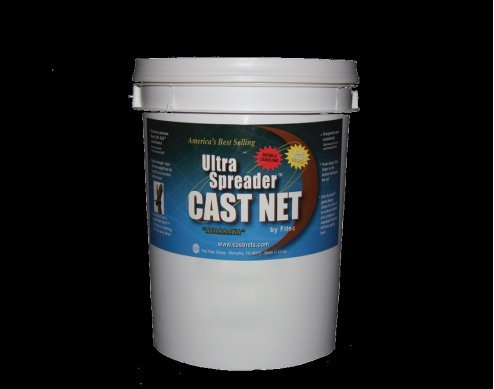 【中古】【未使用・未開封品】FITEC 11180 8 ft. SS1000 Super Spreader Cast Net 0.25 in. Mesh, Clear, 1 lbs.