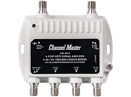 【中古】【未使用・未開封品】Channel Master CM3414 4-Port Distribution Amplifier for Cable and Antenna Signal by Channel Master [並行輸入品]