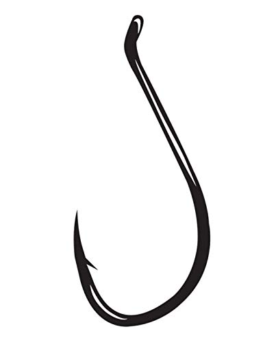 š̤ۡѡ̤ʡ(6/0) - Gamakatsu Black Octopus Hook, 100 Pack