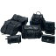 š̤ۡѡ̤ʡDiamond Plate 7pc Rock Design Genuine Buffalo Leather Motorcycle Luggage Set by Maxam