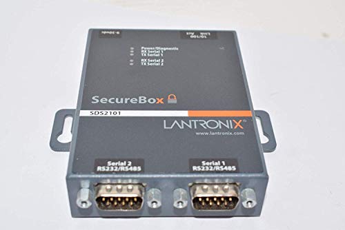 Lantronix SecureBox SDS2101 - Device server - 2 ports - 100Mb LAN, RS-232, RS-422, RS-485