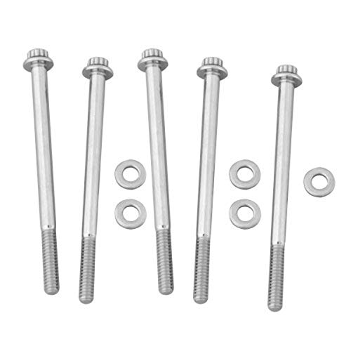 【中古】【未使用・未開封品】ARP 612-4000 Stainless Steel 5/16-18" RH Thread 4.000" UHL 12-Point Bolt with 3/8" Socket and Washer, (Set of 5)