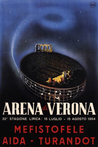 š̤ۡѡ̤ʡArena Di Verona 1954ǯڥڥMefistofele Aida turandoft Rom...