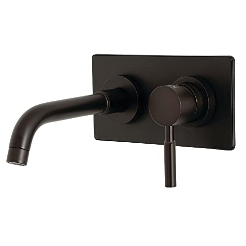Rakuten - 【中古】【未使用・未開封品】Kingston Brass KS8115DL Concord Wall Mount Single Lever Handle Sink Faucet, Oil Rubbed Bronze by Kingston Brass [並行輸入品]