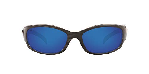 【中古】【未使用・未開封品】Costa Del Mar メンズ ハンマーヘッドオーバルサングラス, シルバー/グレーブルーミラー偏光-580g, 64 mm