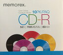 【中古】【未使用・未開封品】Memorex 48x CD-Rメディア - 700MB - 120mm スタンダード - 10パック スリムジュエルケース