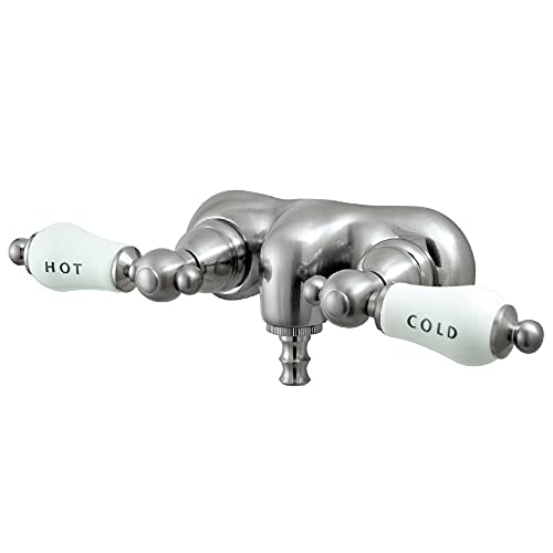 š̤ۡѡ̤ʡKingston Brass CC43T8 Wall Mount Vintage Leg Tub Filler, Satin Nickel by Kingston Brass