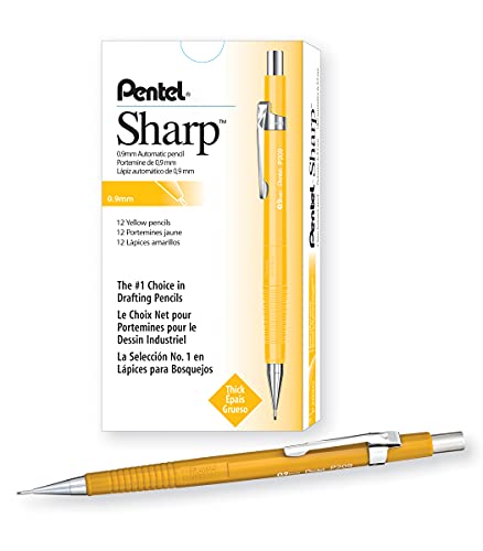 【中古】【未使用・未開封品】Pentel Sharp Automatic Pencil, 0.9mm Lead Size, Yellow Barrel, Box of 12 (P209G) 【中古】【未使用・未開封品】Pentel Sharp Automatic Pencil, 0.9mm Lead Size, Yellow Barrel, Box of 12 (P209G)