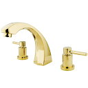 【中古】【未使用・未開封品】キングストン真鍮ks436?DLコンコードローマの浴槽フィラー 8-Inch Adjustable Center KS436.DL
