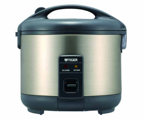 yÁzygpEJizTiger JNP-S10U-HU 5.5-Cup (Uncooked) Rice Cooker and Warmer, Stainless Steel Gray by Tiger Corporation