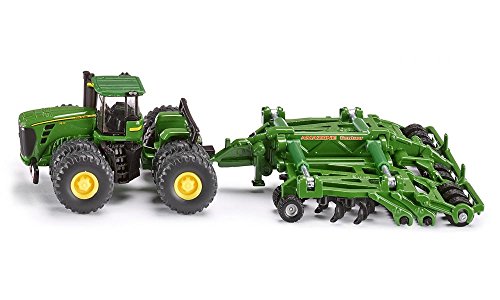 【中古】【未使用・未開封品】ジク SIKU ジョンディア 9630 トラクター AMAZONE ディスクハロー兼用耕運機付き 1/87 SK1856G