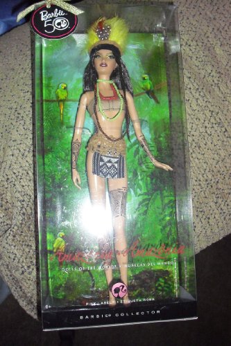 yÁzygpEJizMattel Barbie Dolls of the World Amazonia Doll by Mattel [sAi]